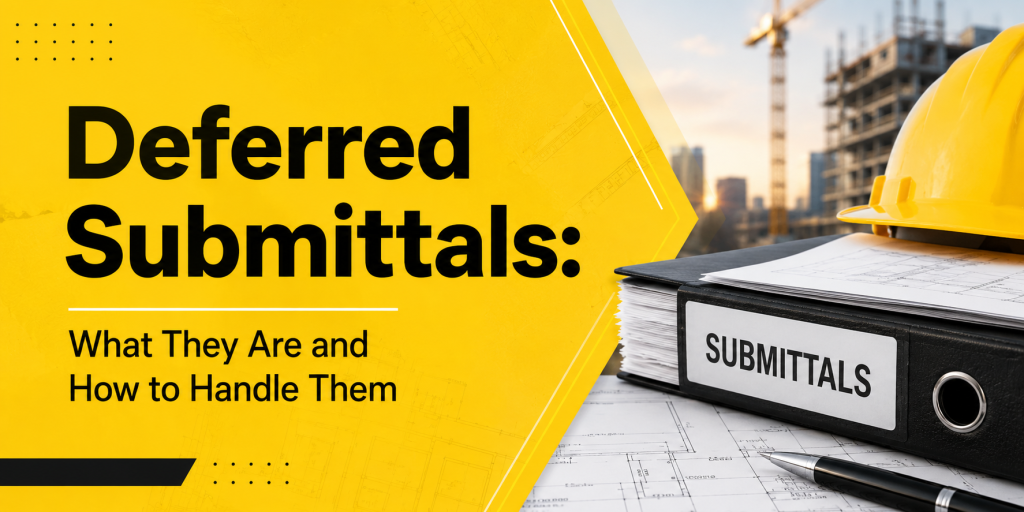 Deferred Submittals