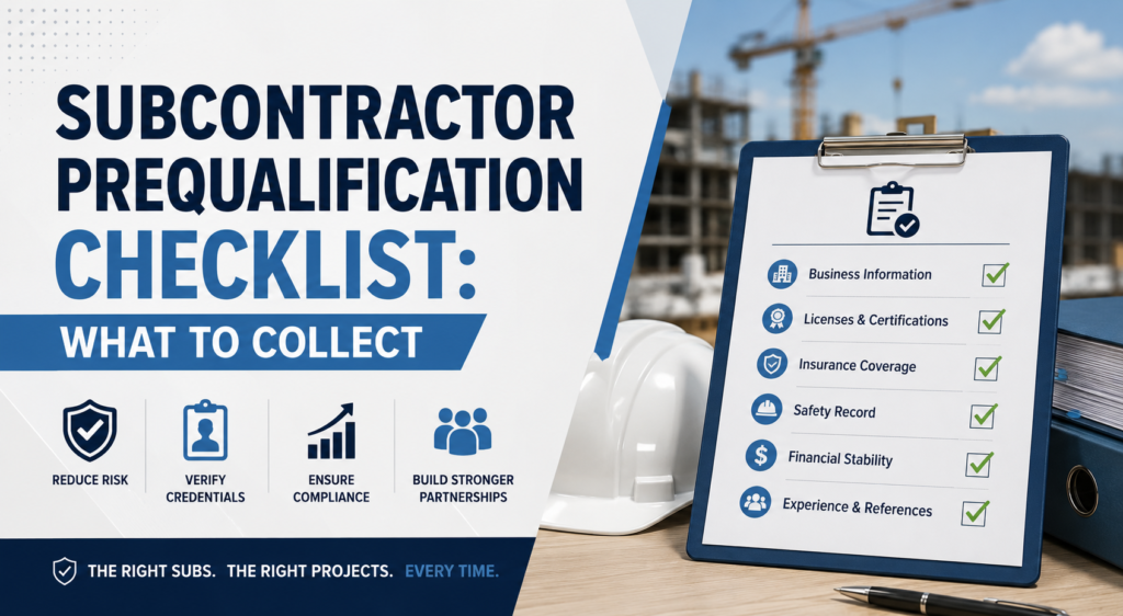 subcontractor prequalification