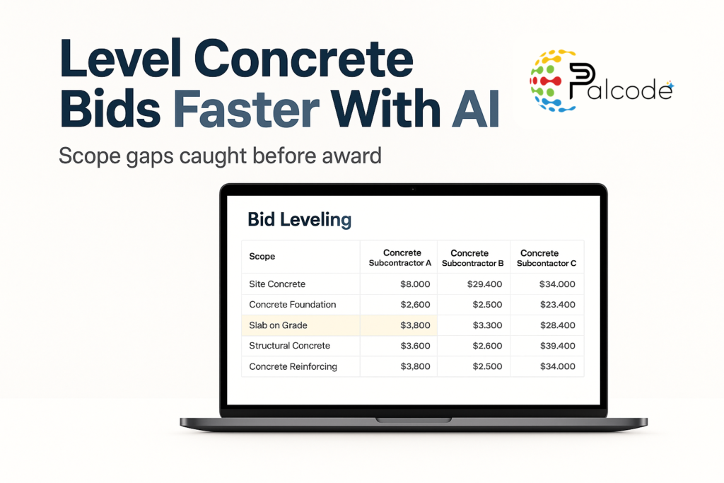 Estimating Software for Concrete Construction: Level Complex Subcontractor Bids Faster